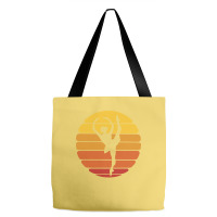 Ballerina Ballet Dancer Sunset Ballet Retro Sunset Tote Bags | Artistshot