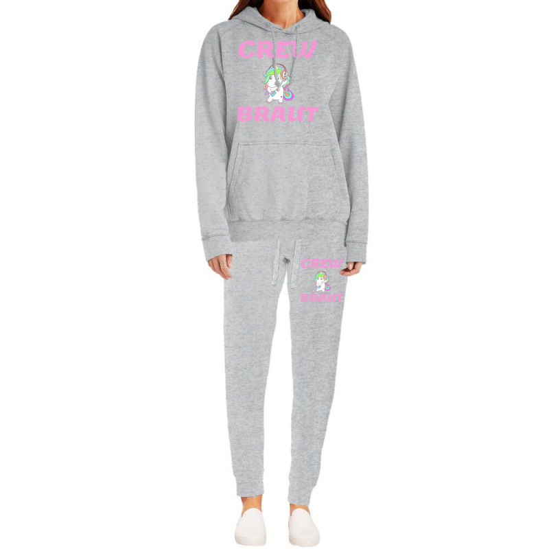 Bachelorette Party  Unicorn Crew Bride Travel Hoodie & Jogger Set | Artistshot