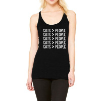 Cats Are Greater Than People Kitty Cat Lover Racerback Tank | Artistshot