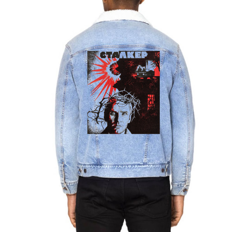 Stalker Unisex Sherpa-lined Denim Jacket | Artistshot