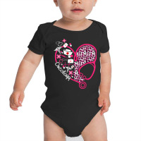 Leopard Heart Stethoscope Oncology Nurse Valentine Baby Bodysuit | Artistshot