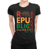 Culver City T Shirt   Republic Of California Ladies Fitted T-shirt | Artistshot