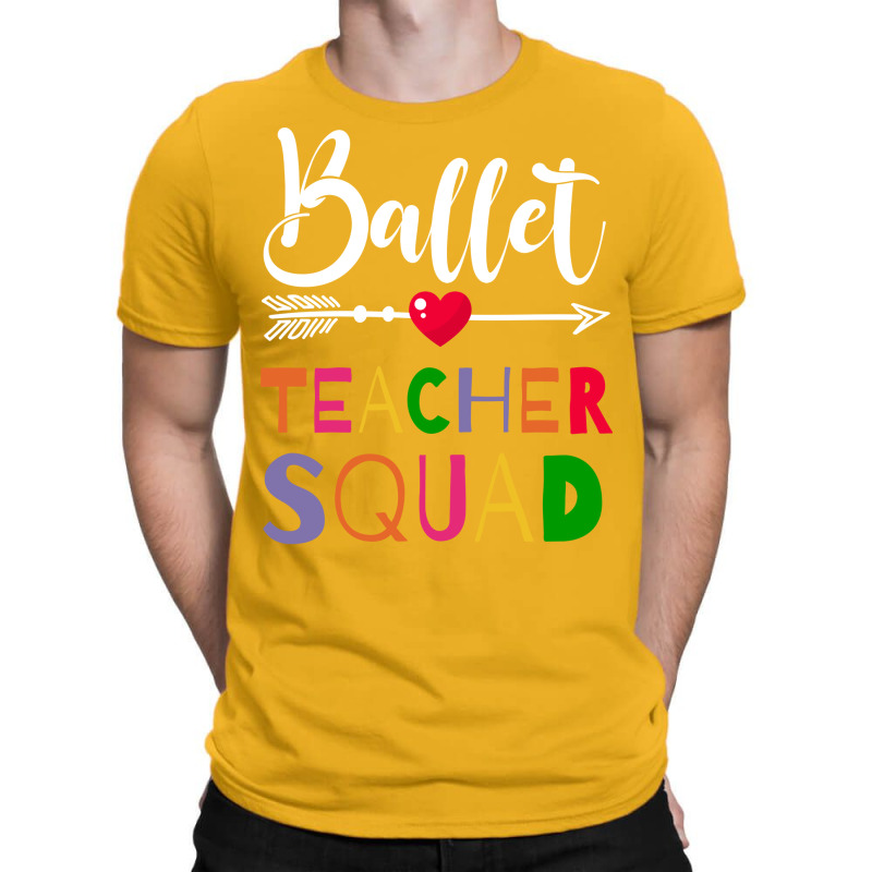 Awesome Ballet Teacher Squad Funny Colleague Vinta T-shirt | Artistshot