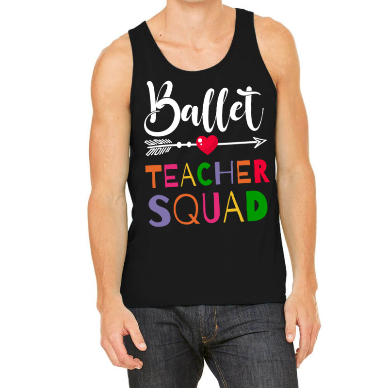 Awesome Ballet Teacher Squad Funny Colleague Vinta Tank Top | Artistshot