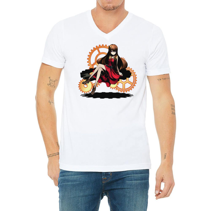 Steins;gate Anime 2 V-neck Tee | Artistshot