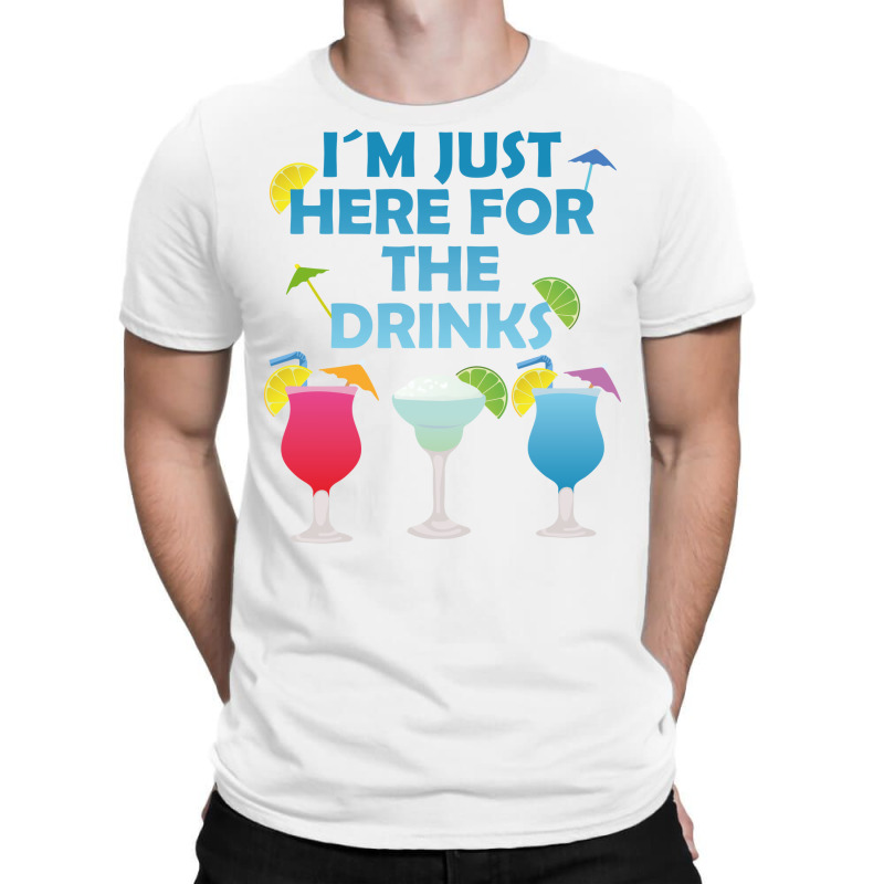 Im Just Here For The Drinks Alcohol Party Gift Boy T-shirt | Artistshot