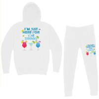 Im Just Here For The Drinks Alcohol Party Gift Boy Hoodie & Jogger Set | Artistshot