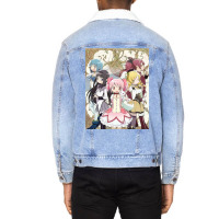 Puella Magi Madoka Magica Anime 8 Unisex Sherpa-lined Denim Jacket | Artistshot