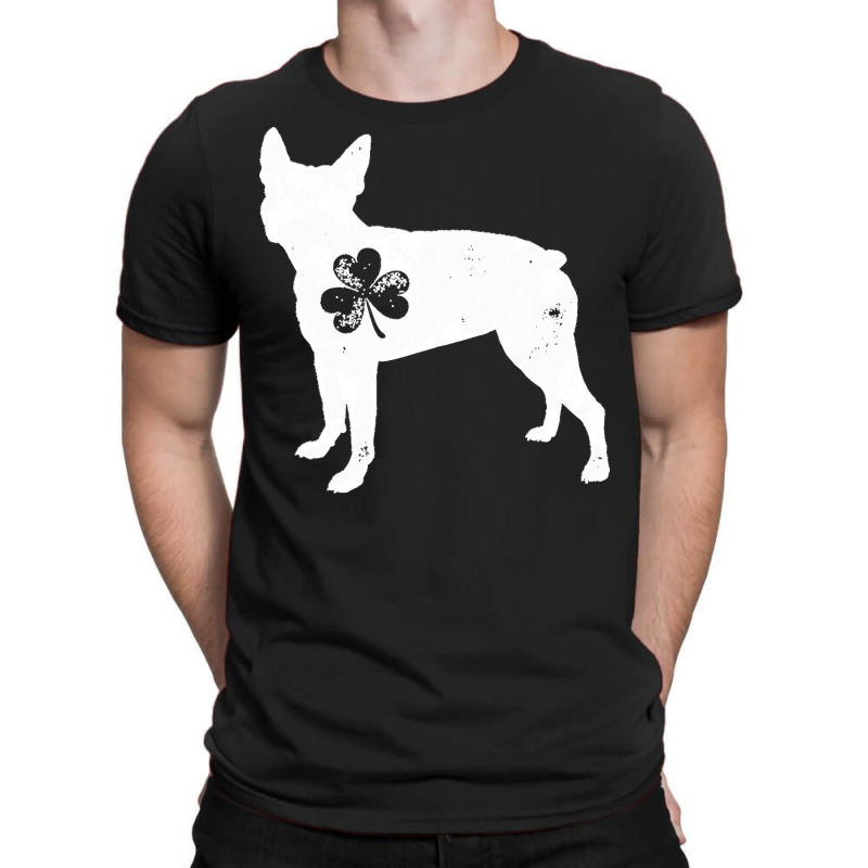 Boston Terrier T  Shirt St Patrick Day   Boston Terrier Shamrock T  Sh T-Shirt by helmerschultz894 | Artistshot