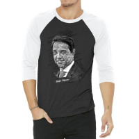 Ralph Macchio Abstract Sketch Art 3/4 Sleeve Shirt | Artistshot