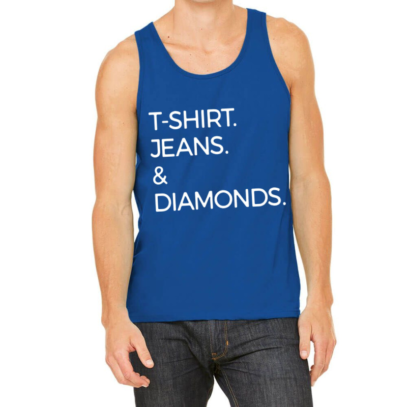 T Shirt Jeans And Diamonds Tank Top | Artistshot