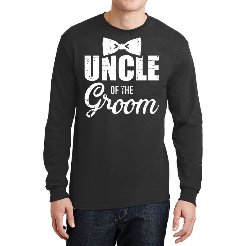 Uncle Of The Groom For Wedding Gift Long Sleeve Shirts by dauspops | Artistshot