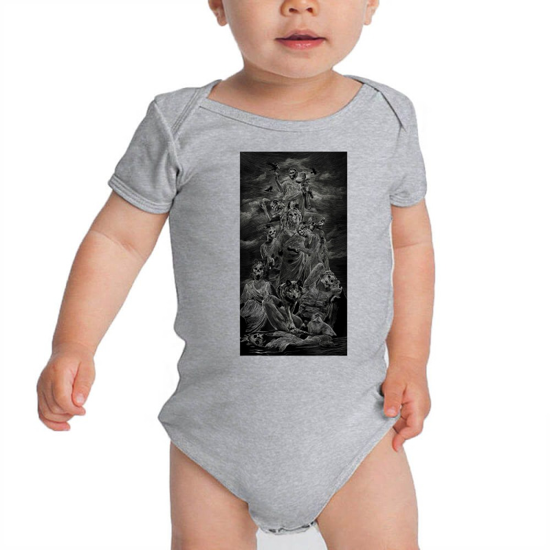 Occult Gothic Dark Satanic Unholy Witchcraft Grung Baby Bodysuit by bettincam | Artistshot