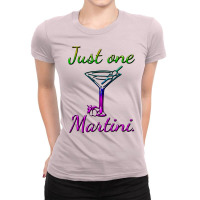 With Olive Just One Martini Ladies Fitted T-shirt | Artistshot