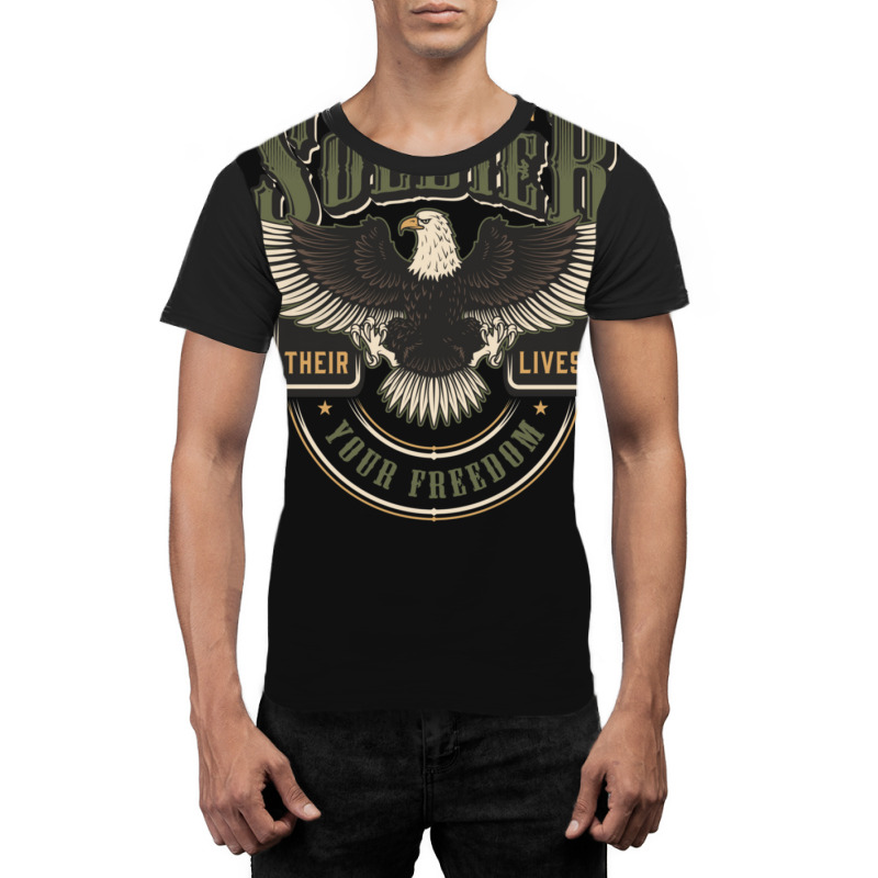 American Soldier Graphic T-shirt | Artistshot