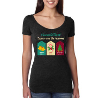 Loan Officer Christmas Gift Tag Funny Holiday Bell Women's Triblend Scoop T-shirt | Artistshot