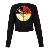 Native Americans   Medicine Wheel   Mmiw T Shirt Cropped Sweater | Artistshot