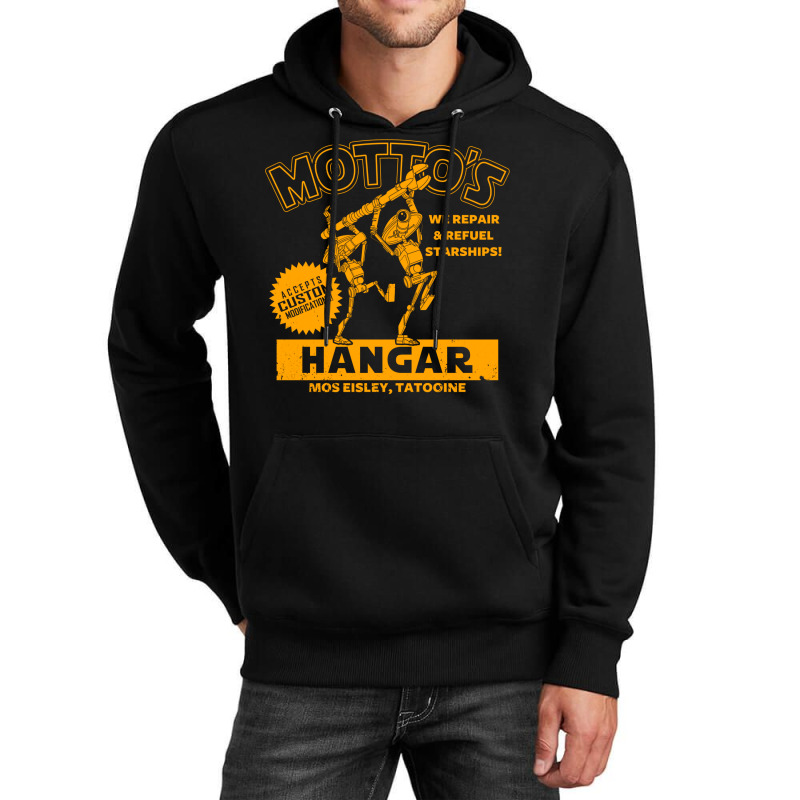 Motto's Hangar Unisex Hoodie | Artistshot