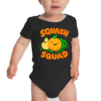 Squash Squad Cute Funny Autumn Fall Pumpkin Butter Baby Bodysuit | Artistshot