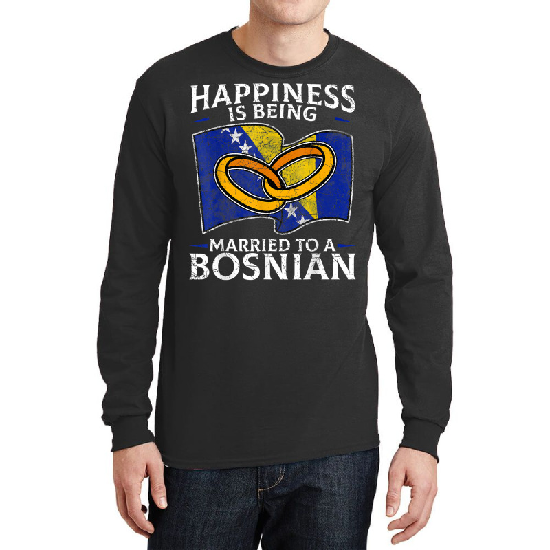 Bosnia And Herzegovina Marriage Bosnian Herzegovin Long Sleeve Shirts by mumm | Artistshot