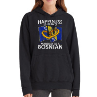 Bosnia And Herzegovina Marriage Bosnian Herzegovin Vintage Hoodie | Artistshot