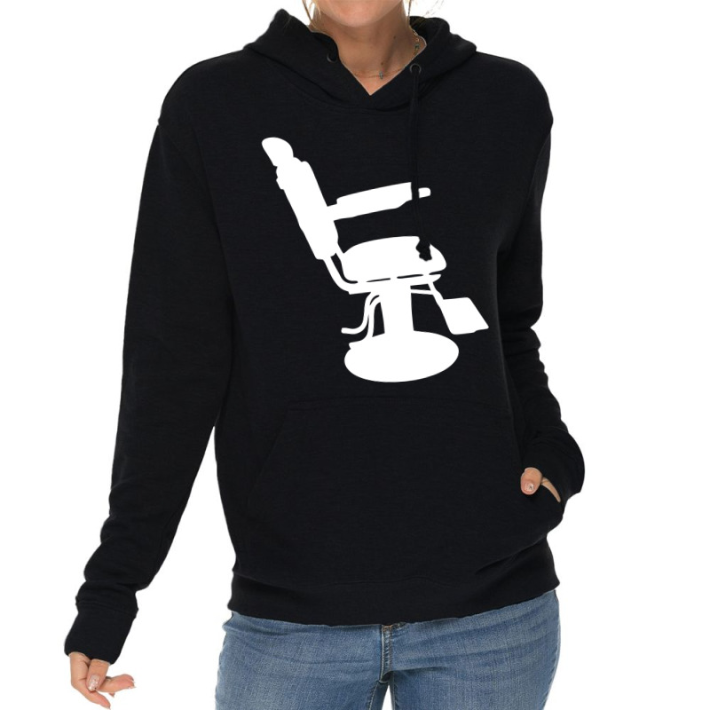 Barber Hairdresser Barber Chair Cutting Hair Lightweight Hoodie | Artistshot