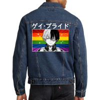 Hot And Cold Says Pride! Men Denim Jacket | Artistshot