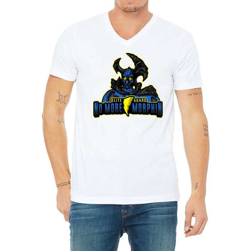 No More Morphin V-neck Tee | Artistshot