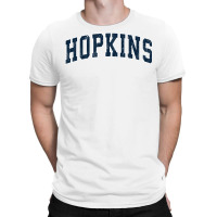 Hopkins Minnesota Mn Vintage Sports Design Navy De T-shirt | Artistshot