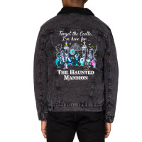 Connector Dread Manor Magic Kingdom Cute Forget Th Unisex Sherpa-lined Denim Jacket | Artistshot