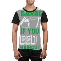 Barber Shop Haircut Beard Hairdresser Gift Cute Lo Graphic T-shirt | Artistshot