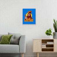 Not A Model Metal Print Vertical | Artistshot