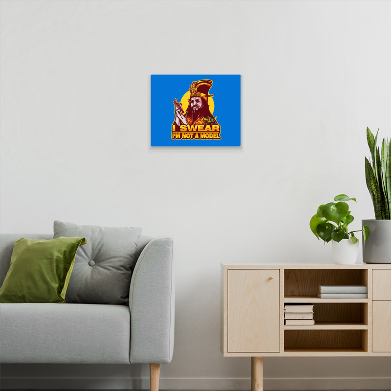 Not A Model Metal Print Horizontal | Artistshot