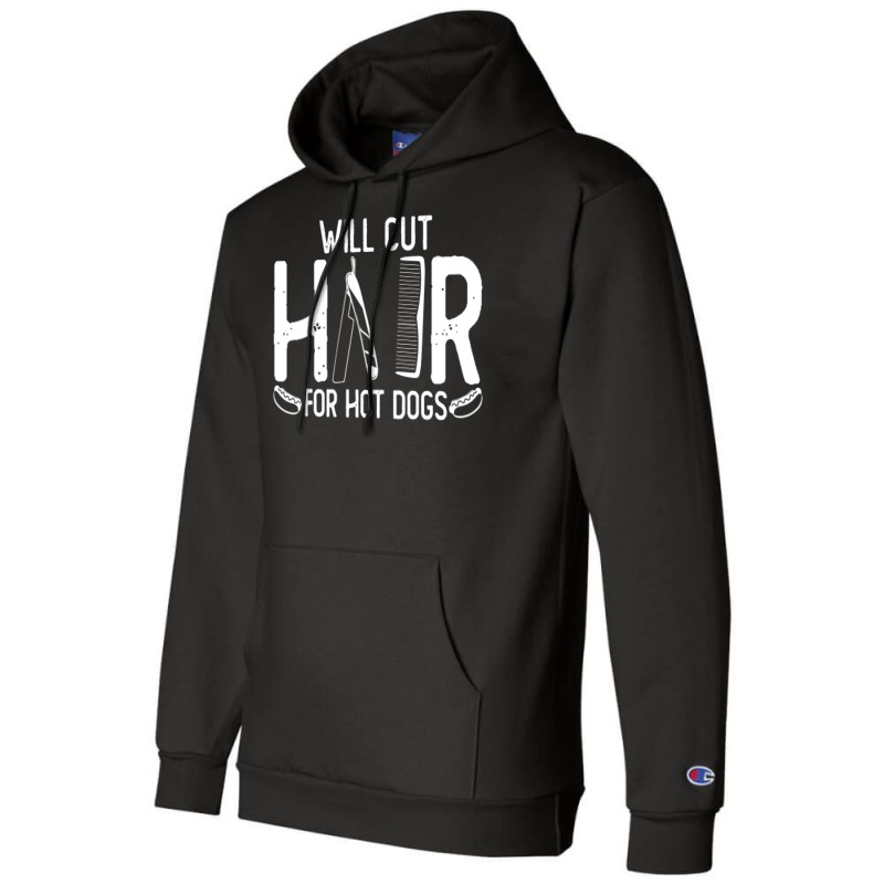 Barber Joke Hairdresser Hairstylist Hair Hipster M Champion Hoodie | Artistshot