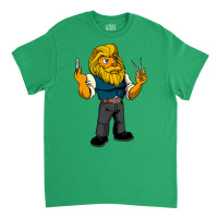 Cartoon Lion Is The Barber Boy Classic T-shirt | Artistshot