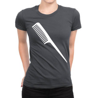 Barber Hairdresser Comb Hair Cutting Tumblr Ladies Fitted T-shirt | Artistshot