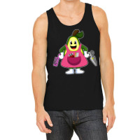 Avocado As Hairdresser With Scissors Comb Funny Tank Top | Artistshot