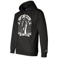 Flows Through My Veins Hair Cutting Barber Men Gif Champion Hoodie | Artistshot