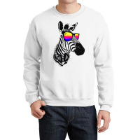 Cool Zebra Crewneck Sweatshirt | Artistshot