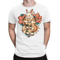 Holy Grail   Death Awaits You   Rabbit Of Caerbann T-shirt | Artistshot