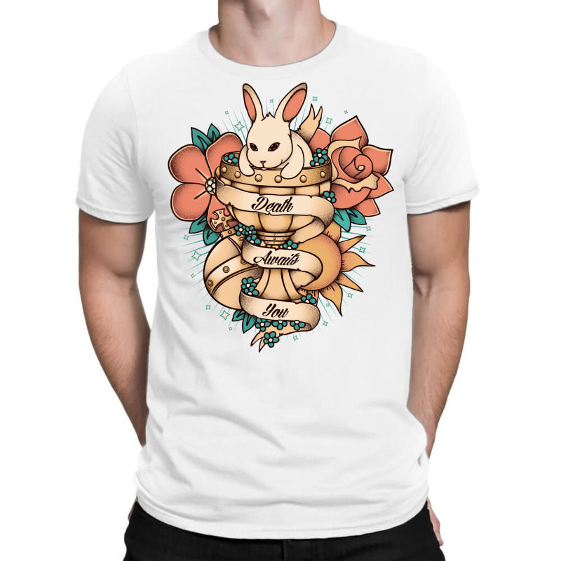 Holy Grail   Death Awaits You   Rabbit Of Caerbann T-shirt | Artistshot