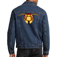 Giant Hornet Isolated On White Background Men Denim Jacket | Artistshot