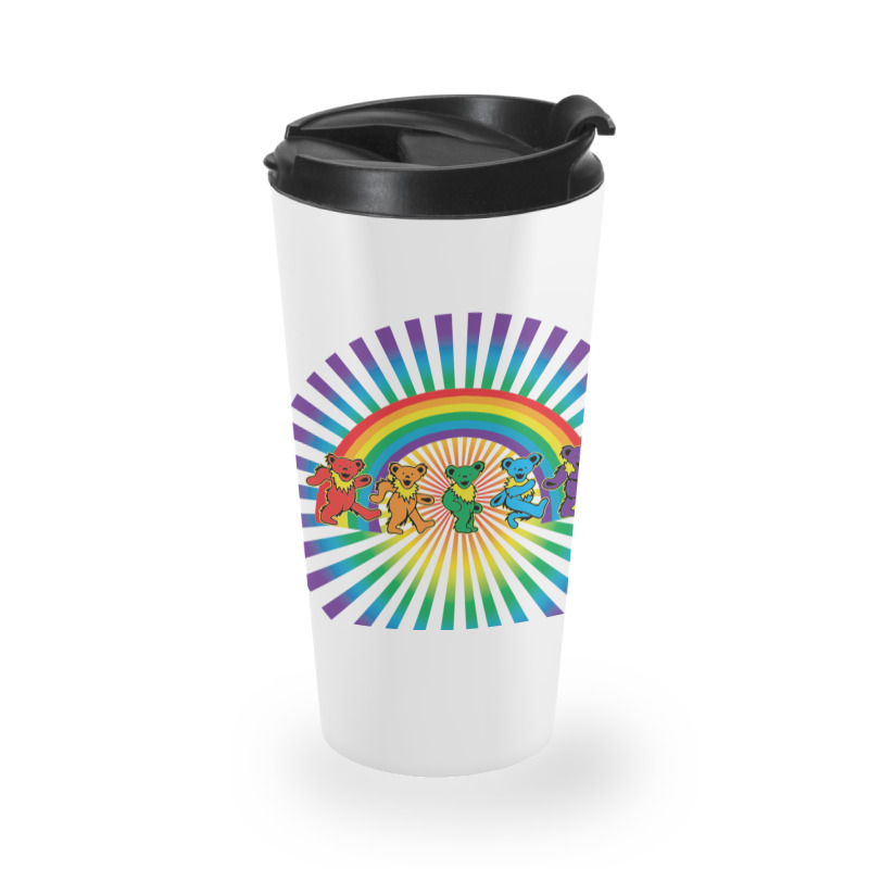 Grateful Rainbow Travel Mug | Artistshot