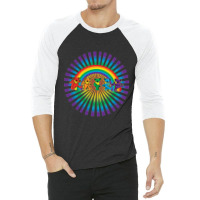 Grateful Rainbow 3/4 Sleeve Shirt | Artistshot