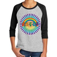 Grateful Rainbow Youth 3/4 Sleeve | Artistshot