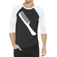 Barber Hairdresser Comb Hair Cutting Funny 3/4 Sleeve Shirt | Artistshot