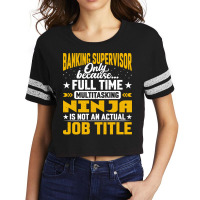 Banking Supervisor Job Title Funny Banking Directo Scorecard Crop Tee | Artistshot