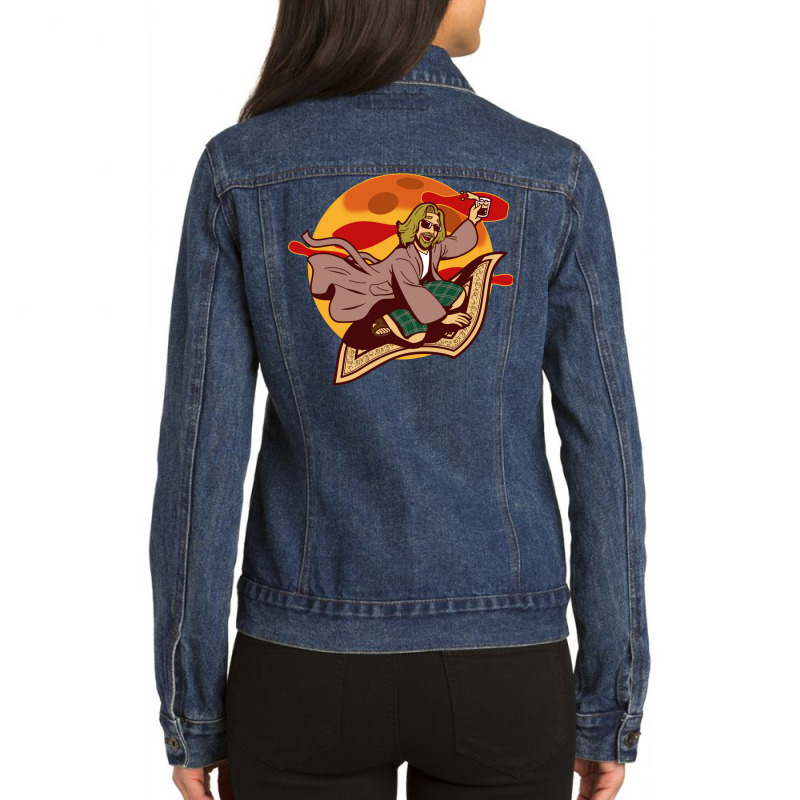 Magic Rug Ride Ladies Denim Jacket by galosnusu0 | Artistshot