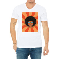 Big Hair Dont Care Boy V-neck Tee | Artistshot