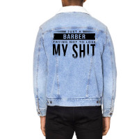 Just A Barber Cool Unisex Sherpa-lined Denim Jacket | Artistshot